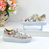Pantofi Casual Dama din Piele Naturala,Martina,multicolori